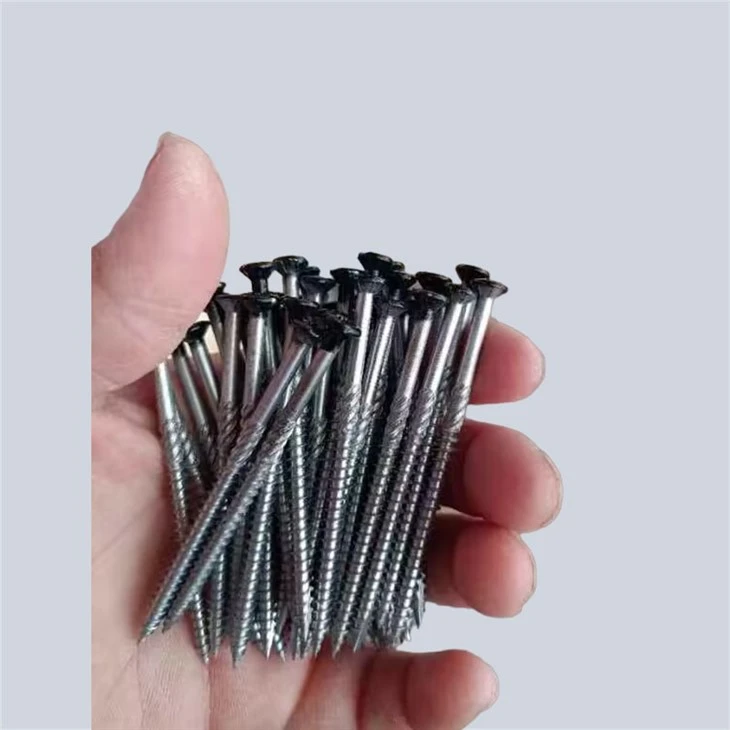 oval head decking screw with head painted