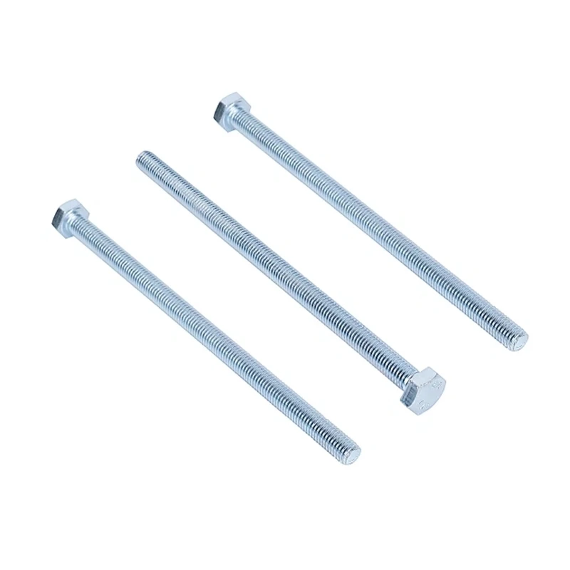 DIN933 Metric Steel Galvanized Hex Bolt Full Thread