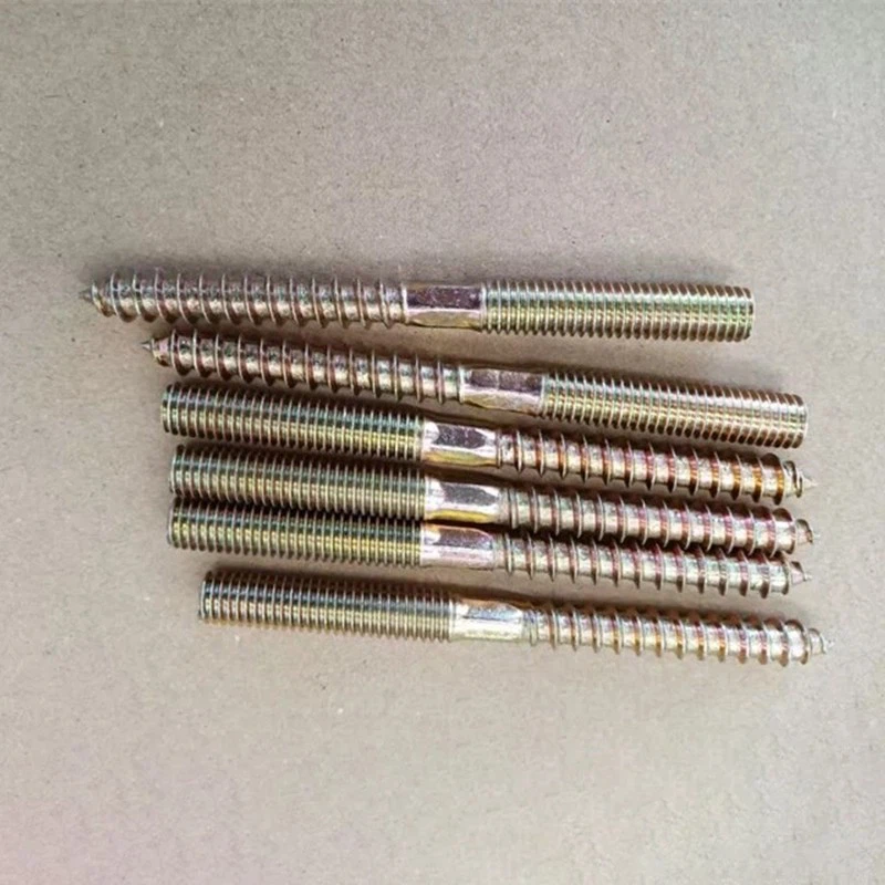 Double Threaded Dowel Hanger Bolt Wood Screw Stud