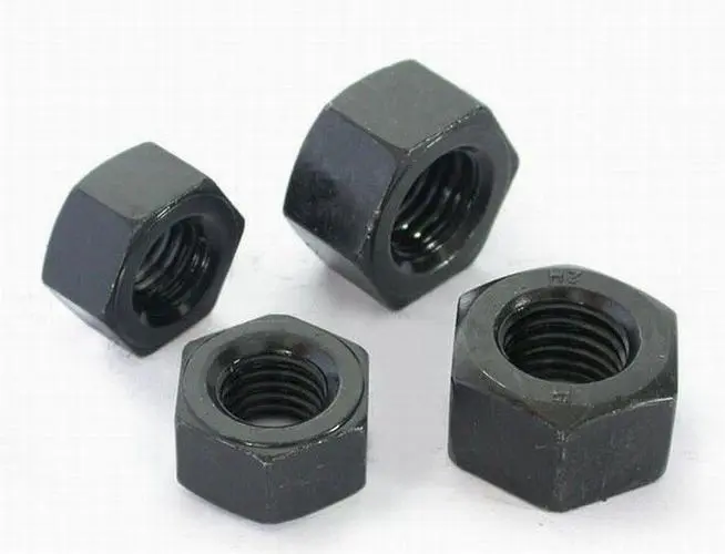 What are the standards for heavy hexagon nuts?