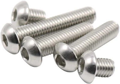 What are the benefits of button head screws?