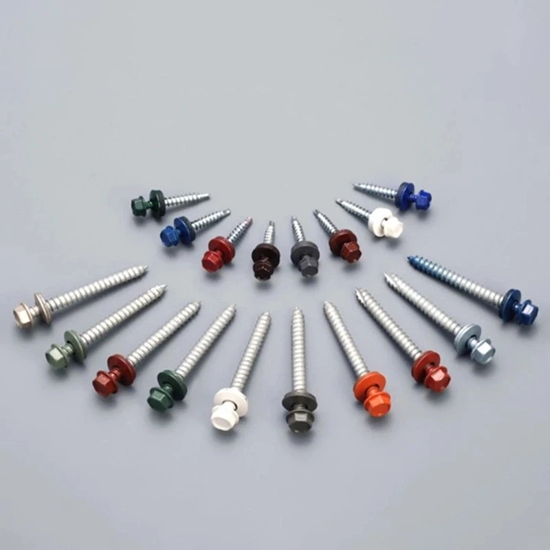 Painted Head Hex Washer Head Self Drilling Screw and Tapping Screws