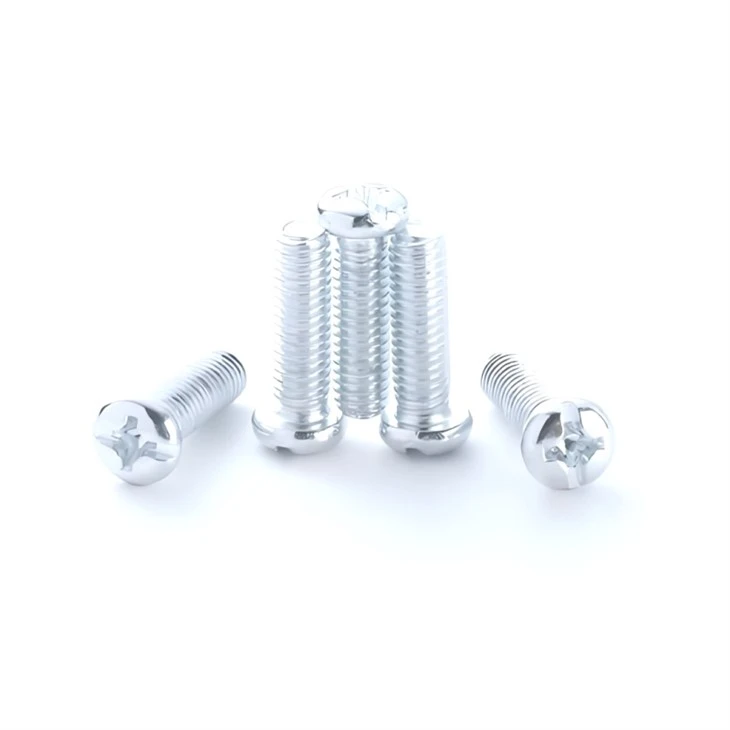 Pan Head Composite Slot Machine Screw Full Thread COMBINED Screws