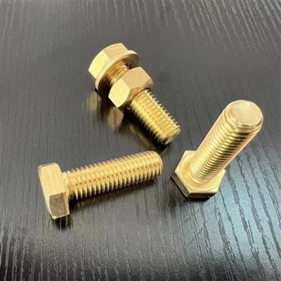 Brass Bolt Copper Hex Bolt And Nut