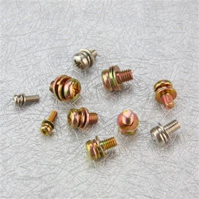 Phillips Pan Head SEMS Machine Screw Flat & Split Lock Washers