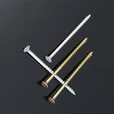 Ruspert And Yellow Zinc Plated Drywall Screw With Slot
