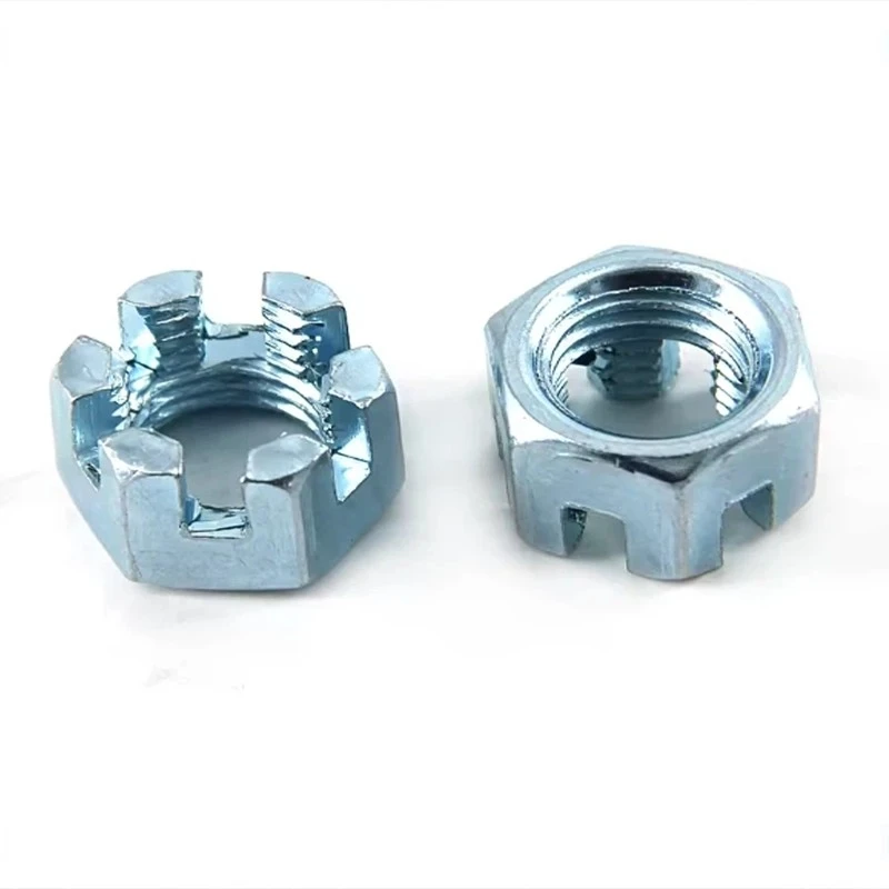 Steel Zinc Plated Slotted Hex Castle Nut From China