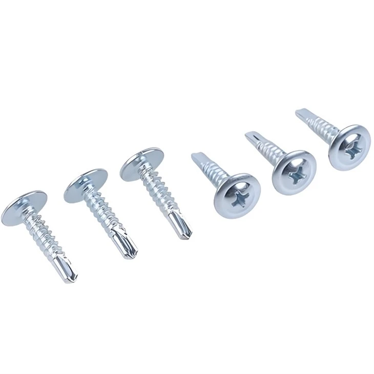 Wafer Head Philips Self Drilling Screws Zinc Plated
